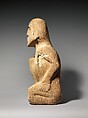 Kneeling Male Figure, Quartz sandstone, Mississippian