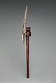 Ceremonial Axe, Wood, iron alloy, copper alloy, Shona peoples