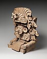 Effigy urn, Zapotec (Be&#39;ena&#39;a) artist(s), Ceramic, pigments, Zapotec