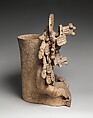 Effigy urn, Zapotec (Be&#39;ena&#39;a) artist(s), Ceramic, pigments, Zapotec