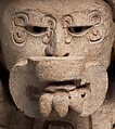 Effigy urn, Zapotec (Be&#39;ena&#39;a) artist(s), Ceramic, pigments, Zapotec