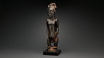 Singiti (commemorative portrait of a chief), Hemba artist, Wood, pigment, Hemba