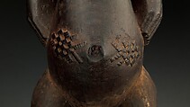 Singiti (commemorative portrait of a chief), Hemba artist, Wood, pigment, Hemba