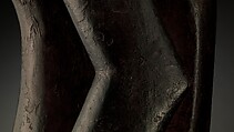 Singiti (commemorative portrait of a chief), Hemba artist, Wood, pigment, Hemba