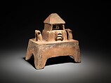 Temple Model, Ceramic, Colima