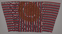 Agbádá (man’s ceremonial robe), Hausa, Nupe, and/or Yoruba artists, Cotton, silk, dye, Yoruba