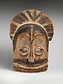 Mask, Wood, pigment, Luba or Songye peoples