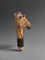Sword Handle, Antler, fiber, Dayak people