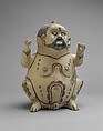 Effigy vessel, Huastec artist(s), Ceramic, slip, Huastec