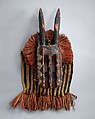 Mask: Antelope (Walu), Wood, fiber, cloth, pigment, Dogon peoples