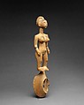 Mask: Female Figure (Karan-wemba), Wood, metal, Mossi peoples