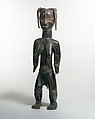 Female Figure (Lü Me), Zlan of Belewale (ca. 1885, Gengwebe, Côte d’Ivoire – ca. 1955, Liberia), Wood, fiber, pigment, cloth, metal