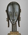 Sculptural Bust from a Reliquary Ensemble (The Great Bieri), Fang-Betsi artist, Wood, copper alloy, palm oil, Fang-Betsi
