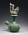 Perminangken (container for magical substances), Toba Batak artist, Wood, ceramic, Toba Batak