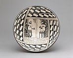 Dough Bowl, Diego Romero (Native American, Cochiti Pueblo, born Berkeley, California, 1964), Ceramic