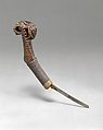 Crooked Knife, Wood, metal, pigment, Canada or New England