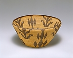 Basketry Bowl, Plant fiber, Panamint
