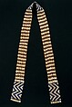 Ensemble, Cotton, shells, leather, Kuba peoples