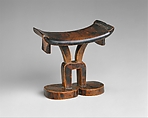 Headrest, Wood, Tsonga peoples