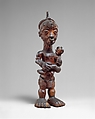 Maternity Figure (Bwanga bwa Cibola), Wood, metal ring, Luluwa peoples