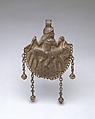 Pendant: Portuguese Equestrain, Brass, Edo peoples