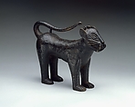 Leopard Aquamanile, Edo artist, Brass, Edo