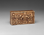 Box: Man with Goat and Crocodile, Ivory, Edo peoples