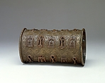 Bracelet: Portuguese Heads and Mudfish, Brass, copper alloy, Edo peoples