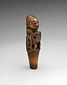 Figure: Equestrian Chief, Ivory, wood or coconut shell inlay, Yoruba peoples, Owo group