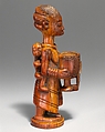 Figure: Mother with Vessel and Child, Yoruba artist, Ivory, Yoruba peoples