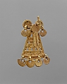 Bird Pendant, Gold (cast), Muisca