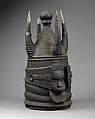 Humui helmet mask, Mende or Sherbro artist, Wood, metal, Mende or Sherbro