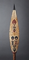 Paddle (Hose), Wood, paint, Bougainville or Buka Island