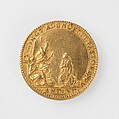 Gold Medal Cast on the Occasion of Kongo Ambassador Antonio Manuel's visit to Pope Paul V, Giorgio Roncetti (Italian, ca. 15th–16th century), Gold