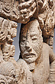 Throne back, Limestone, Maya