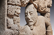 Throne back, Limestone, Maya