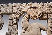 Throne back, Limestone, Maya