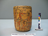 Vessel with Maize God myths, Ceramic, pigment, Maya