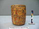 Vessel with Maize God myths, Ceramic, pigment, Maya