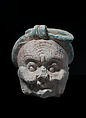 Head of aged being, Stucco, Maya