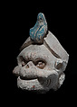Head of aged being, Stucco, Maya