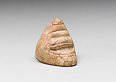 Three-Pointed Zemí (Trigonolito), Stone, Taíno