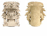 Effigy urn, Zapotec (Be&#39;ena&#39;a) artist(s), Ceramic, pigments, Zapotec