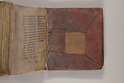 Arganonä Maryam (The Organ of Mary) prayer book, Attributed to Baselyos (The Ground Hornbill Master) (active late 17th century, Lasta region, Ethiopian), Parchment, pigment ink, wood, leather, fiber