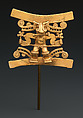 Figure pendant, Greater Chiriquí artist, Gold, Diquís