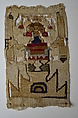 Textile Fragment, Figure, Camelid hair, cotton, Lambayeque (Sicán)