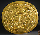 Plaque, Gold, Coclé