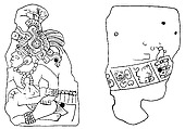 Plaque, Shell (Pinctada mazatlanica), Maya