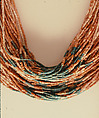 Multi-strand Necklace, Shell, cotton, Wari (?)