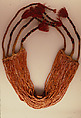 Multi-strand Necklace, Shell beads, cotton, Wari (?)